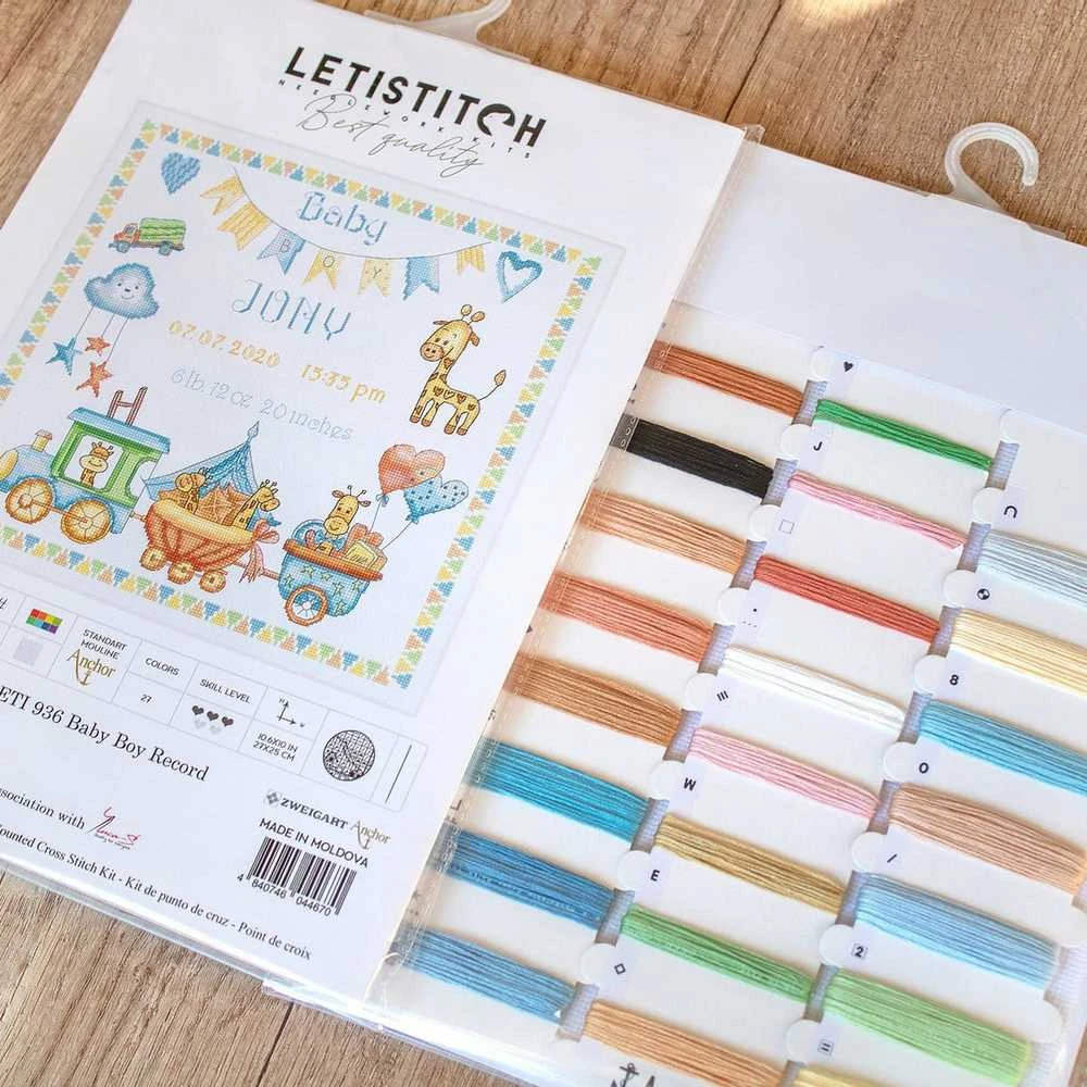 LetiStitch luca S Baby Boy Record SLETI936