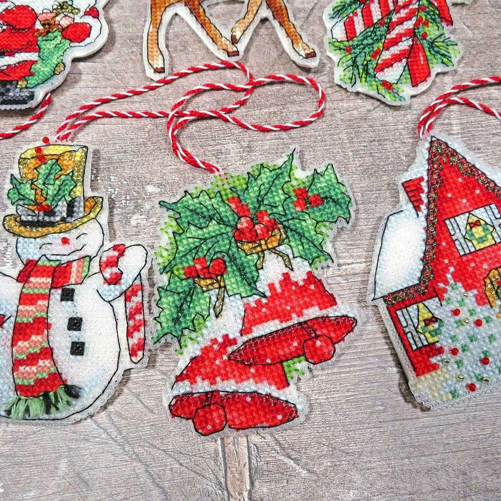 LetiStitch luca S Kalėdinių žaislų rinkinys Nr.1 SLETI966