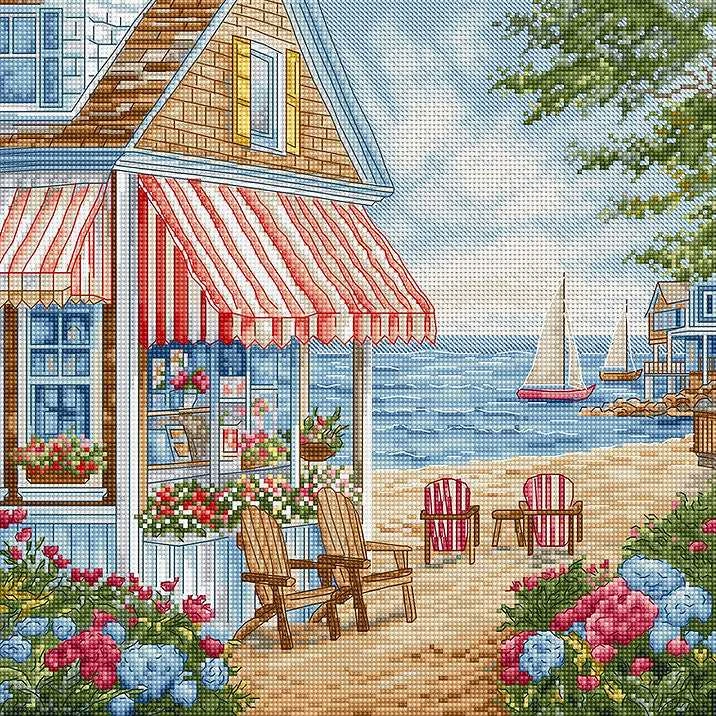 Letistitch Kryželiu siuvinėjimo rinkinys „Saulėta diena“ 26x26cm SLETIL9924