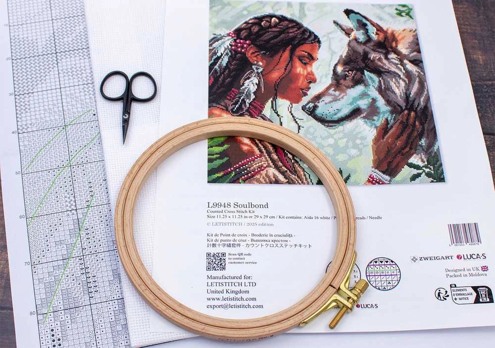 Letistitch Kryželiu siuvinėjimo rinkinys "Soulbond" 29x29 cm SLETIL9948