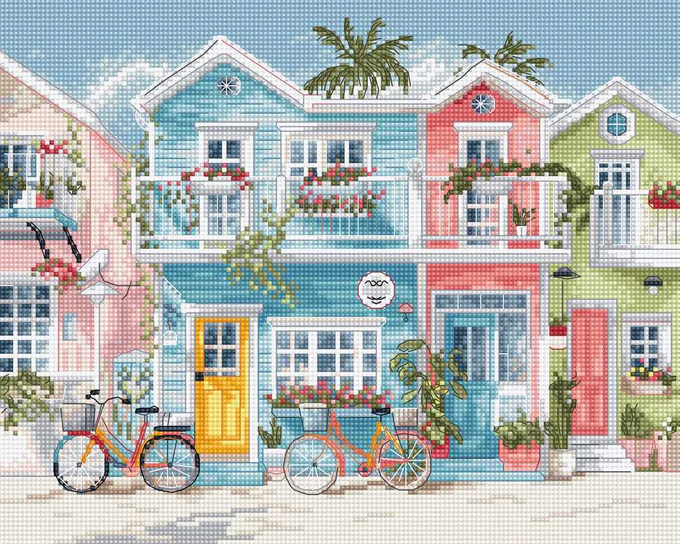 Letistitch Kryželiu siuvinėjimo rinkinys „Pajūrio ramybė“ 24×19 cm