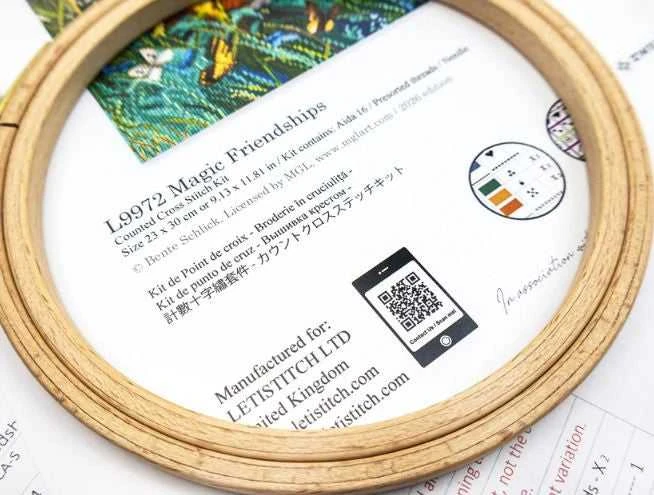 Letistitch Kryželių siuvinėjimo rinkinys „Magiška draugystė“ 23x30 cm