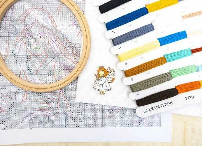 Letistitch Kryželių siuvinėjimo rinkinys „Magiška draugystė“ 23x30 cm