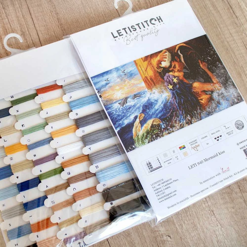 LetiStitch luca S Undinės bučinys SLETI940