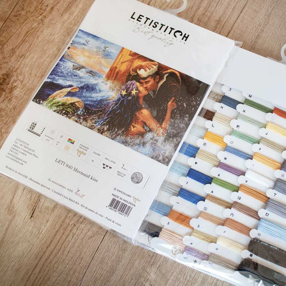 LetiStitch luca S Undinės bučinys SLETI940