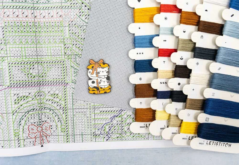 Letistitch Siuvinėjimo kryželiu rinkinys „Viktorieniškos Kalėdos“, 19×39 cm