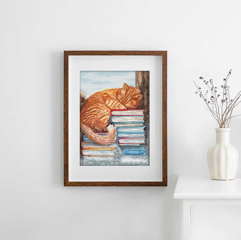 Letistitch Kryželiu siuvinėjimo rinkinys „Popietinis miegas“ 18x24cm SLETIL8095
