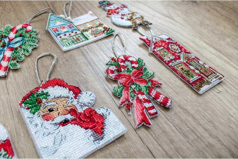 LetiStitch luca S Kalėdinių žaislų rinkinys Nr. 2 SLETIL8002