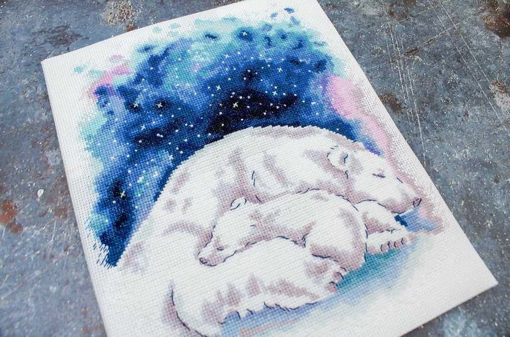 LetiStitch luca S Siuvinėtas kryželiu rinkinys „Mama's Love“ 21x24cm SLETIL8816