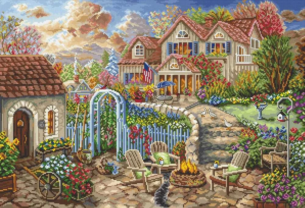 LetiStitch luca S SALE Backyard Retreat SLETIL8026 (D)