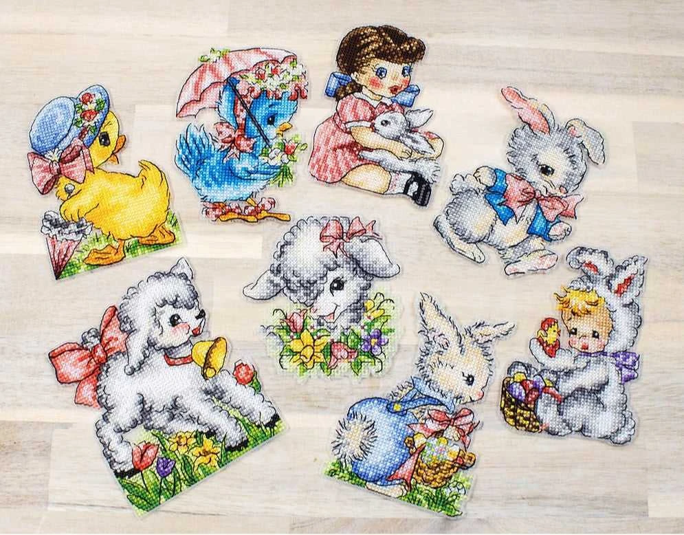 LetiStitch luca S Velykų ornamentų rinkinys iš 8 vnt. SLETIL8032