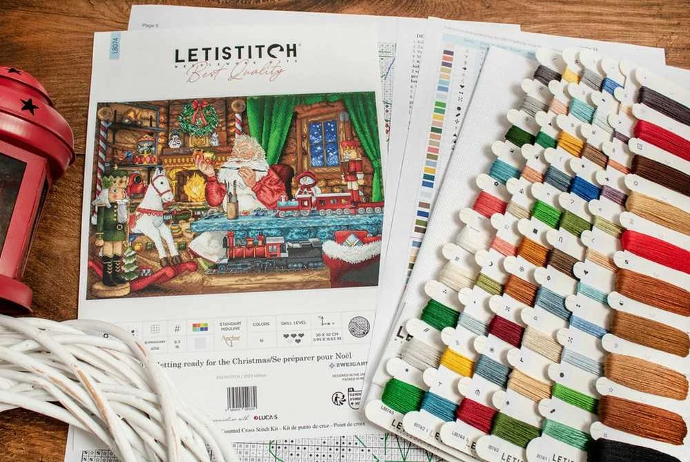 LetiStitch luca S Pasiruošimas Kalėdoms 42x30 cm SLETIL8074