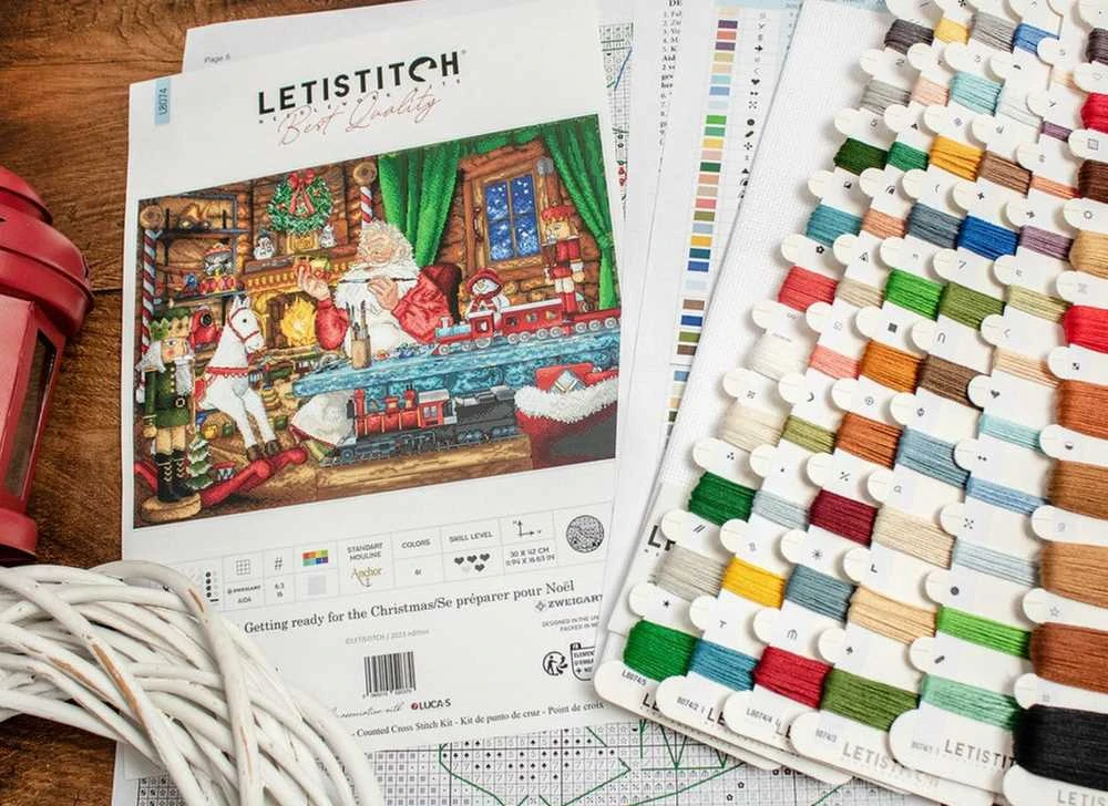 LetiStitch luca S Pasiruošimas Kalėdoms 42x30 cm SLETIL8074