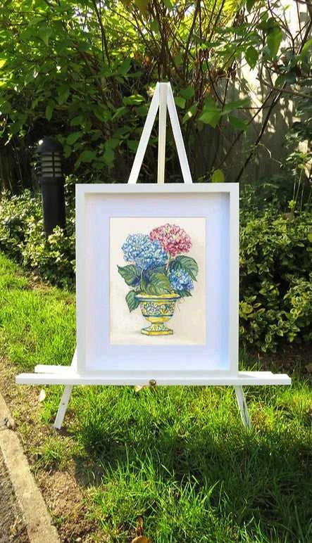 LetiStitch luca S (D) Hydrangea Blooms 30x22cm SLETIL8065