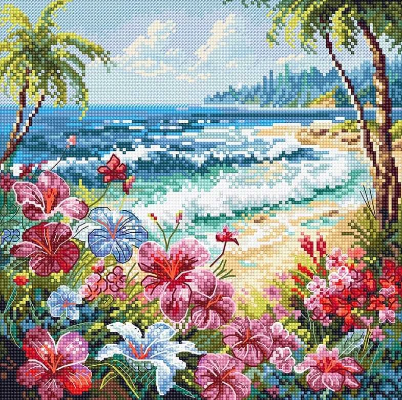 Letistitch Siuvinėjimo kryželiu rinkinys "Paradise" 21x21cm SLETIL8099