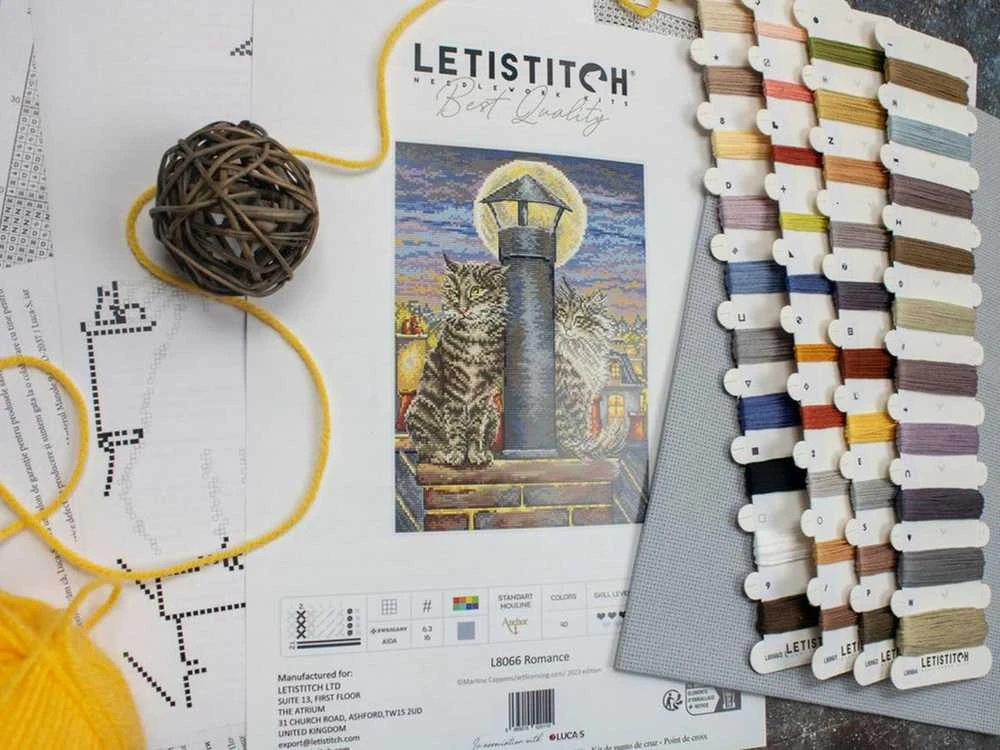 LetiStitch luca S (D) Romantika 26x18cm SLETIL8066