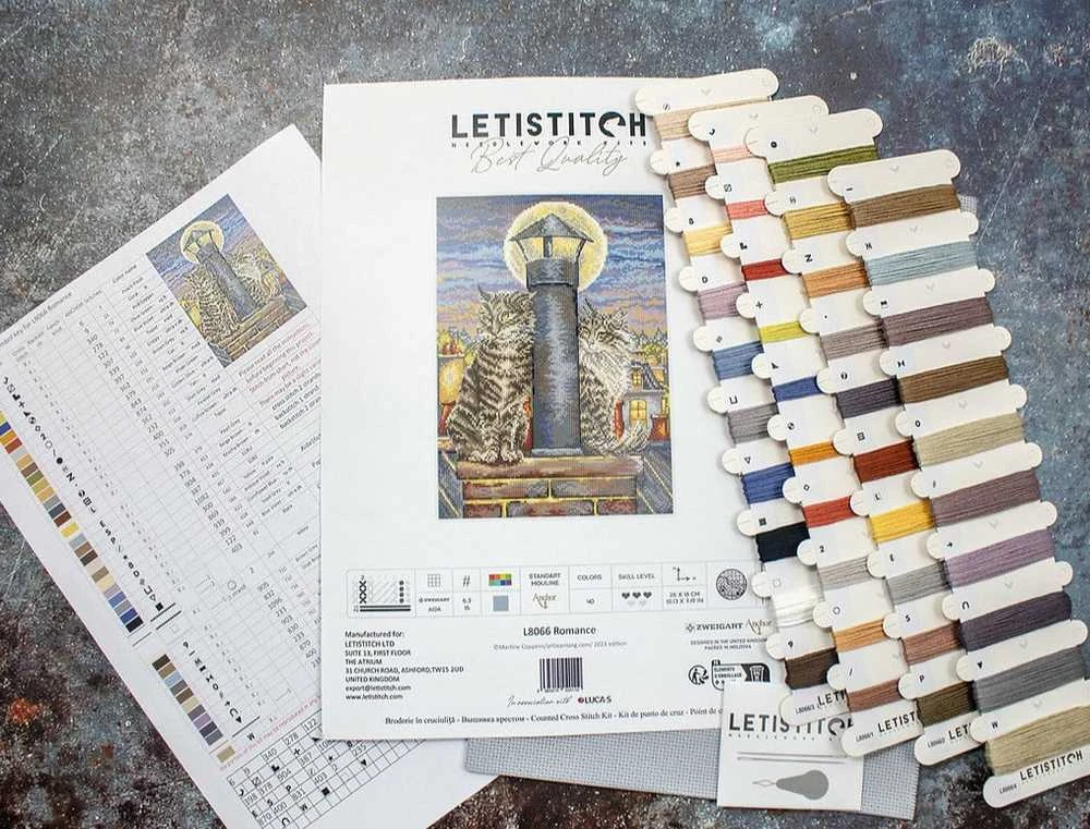 LetiStitch luca S (D) Romantika 26x18cm SLETIL8066