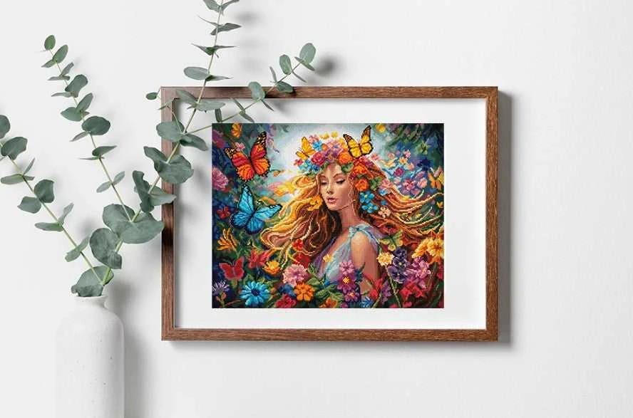 LetiStitch luca S Kryželiu siuvinėjimo rinkinys Seasons: Summer 37x30cm SLETIL8223