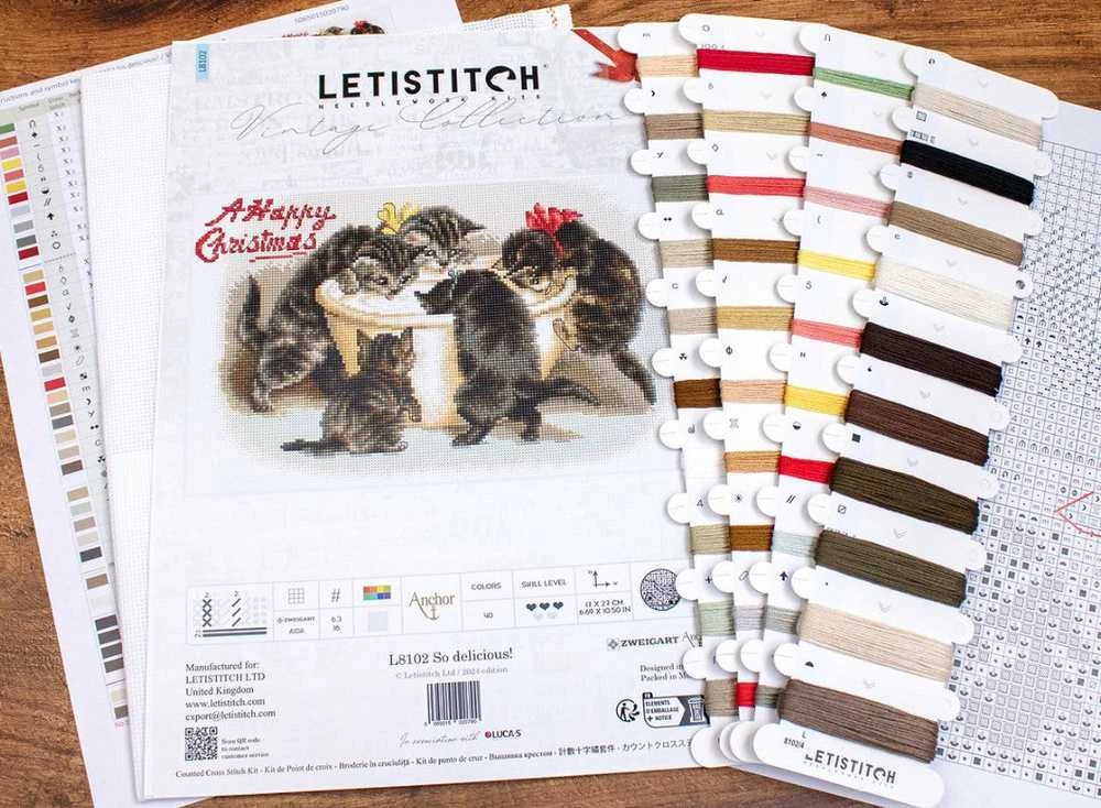 Letistitch Siuvinėjimo kryželiu rinkinys "Taip skanu" 27x17cm SLETIL8102