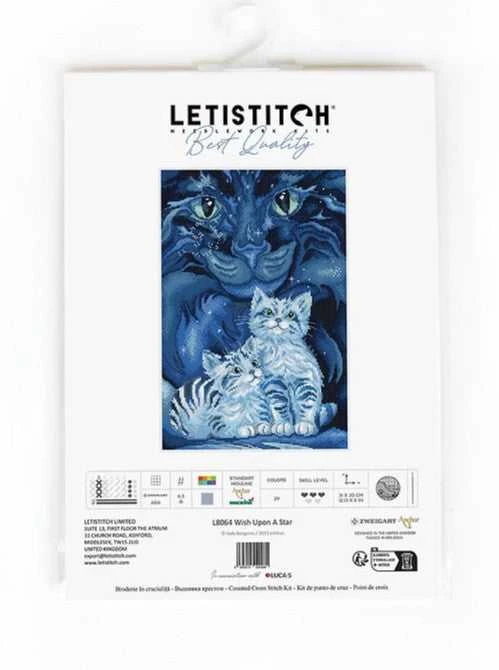 LetiStitch luca S Linkiu Žvaigždei 31x20cm SLETIL8064