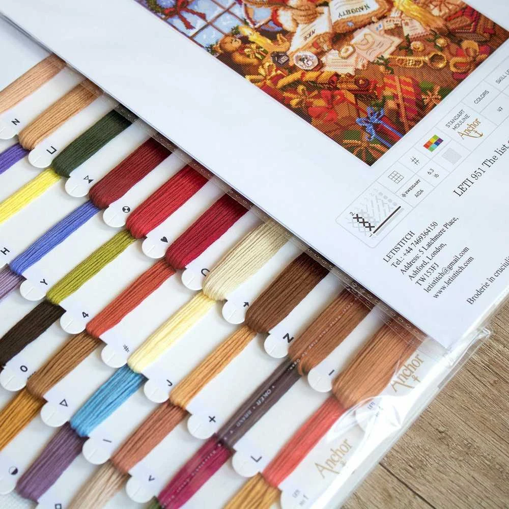 LetiStitch luca S Nenuodingų ir malonių SLETI951 sąrašas