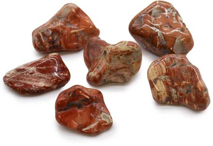 Ancient Wisdom Light Jasper - Brecciated Akmuo (6 Vnt. L Dydžio)