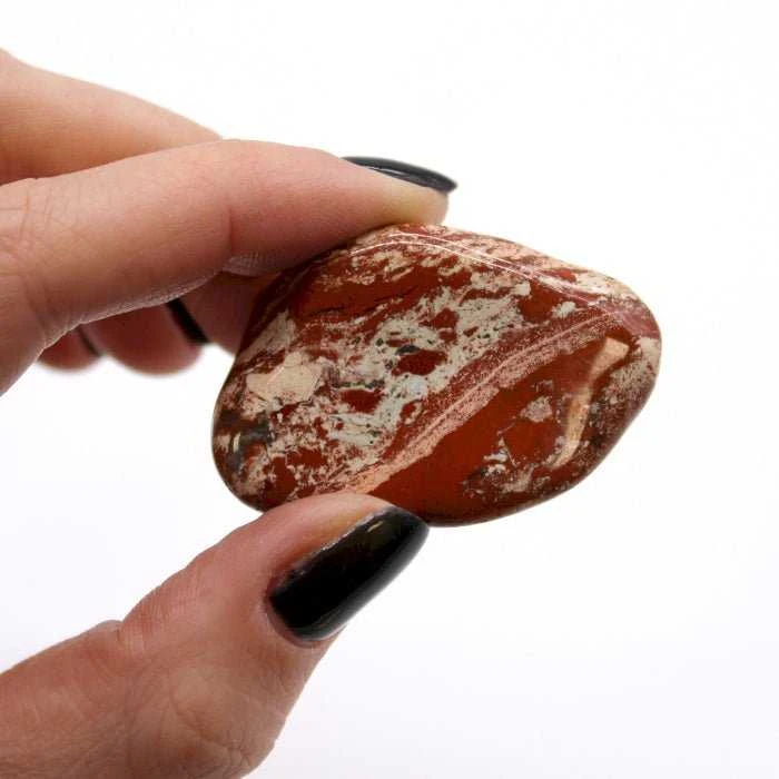 Ancient Wisdom Light Jasper - Brecciated Akmuo (6 Vnt. L Dydžio)