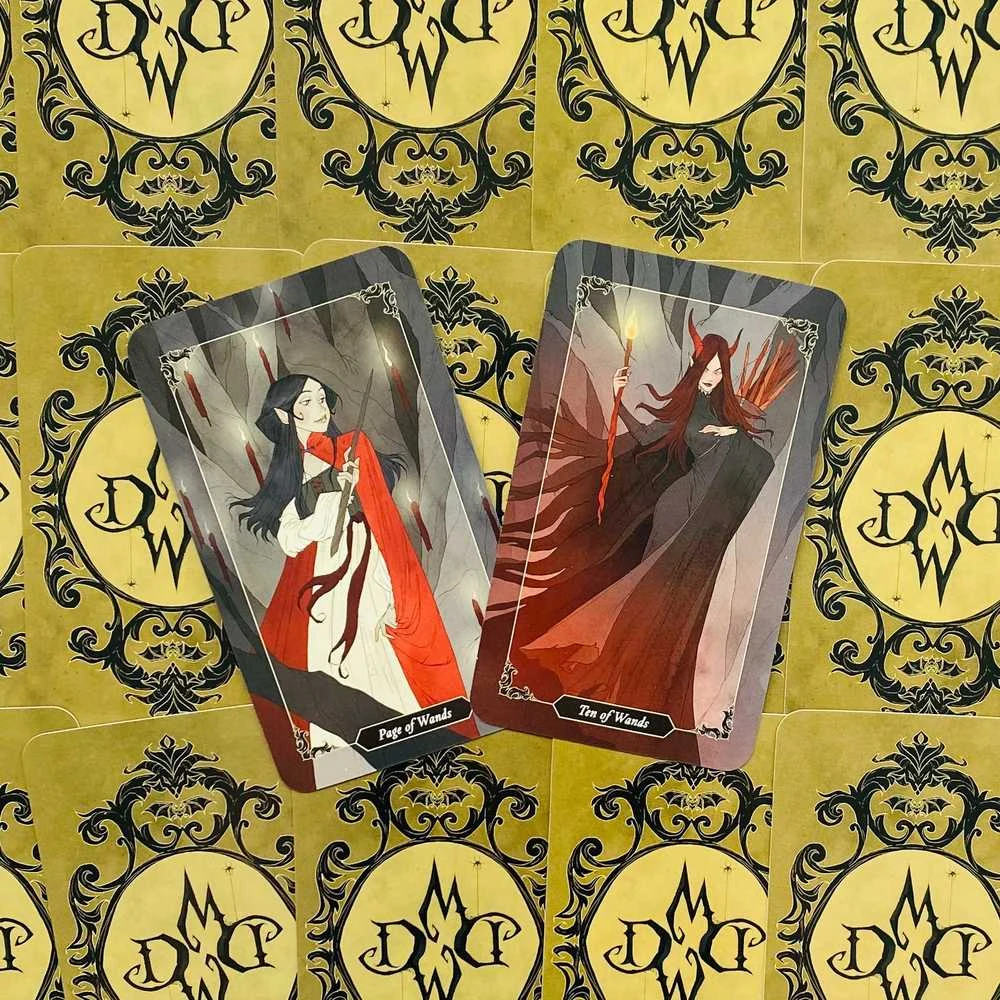 Llewellyn Dark Wood Tarot Kortos (Pažeista pakuotė)