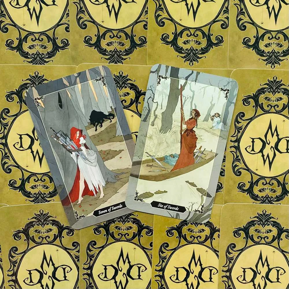 Llewellyn Dark Wood Tarot Kortos (Pažeista pakuotė)