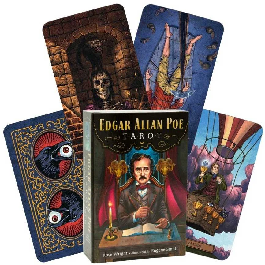 KNYGA Llewellyn Edgar Allan Poe Tarot Kortos