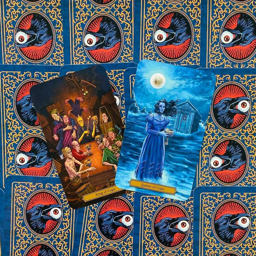 KNYGA Llewellyn Edgar Allan Poe Tarot Kortos
