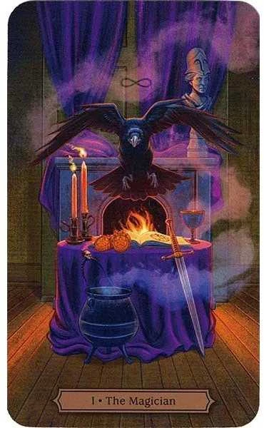 KNYGA Llewellyn Edgar Allan Poe Tarot Kortos
