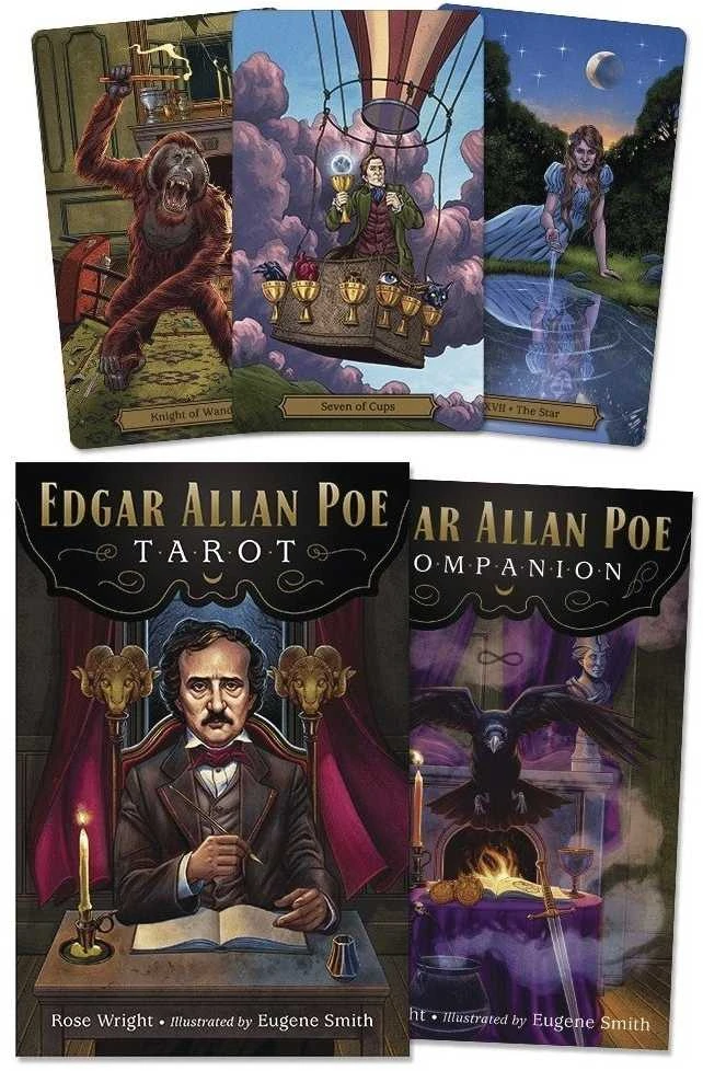 KNYGA Llewellyn Edgar Allan Poe Tarot Kortos