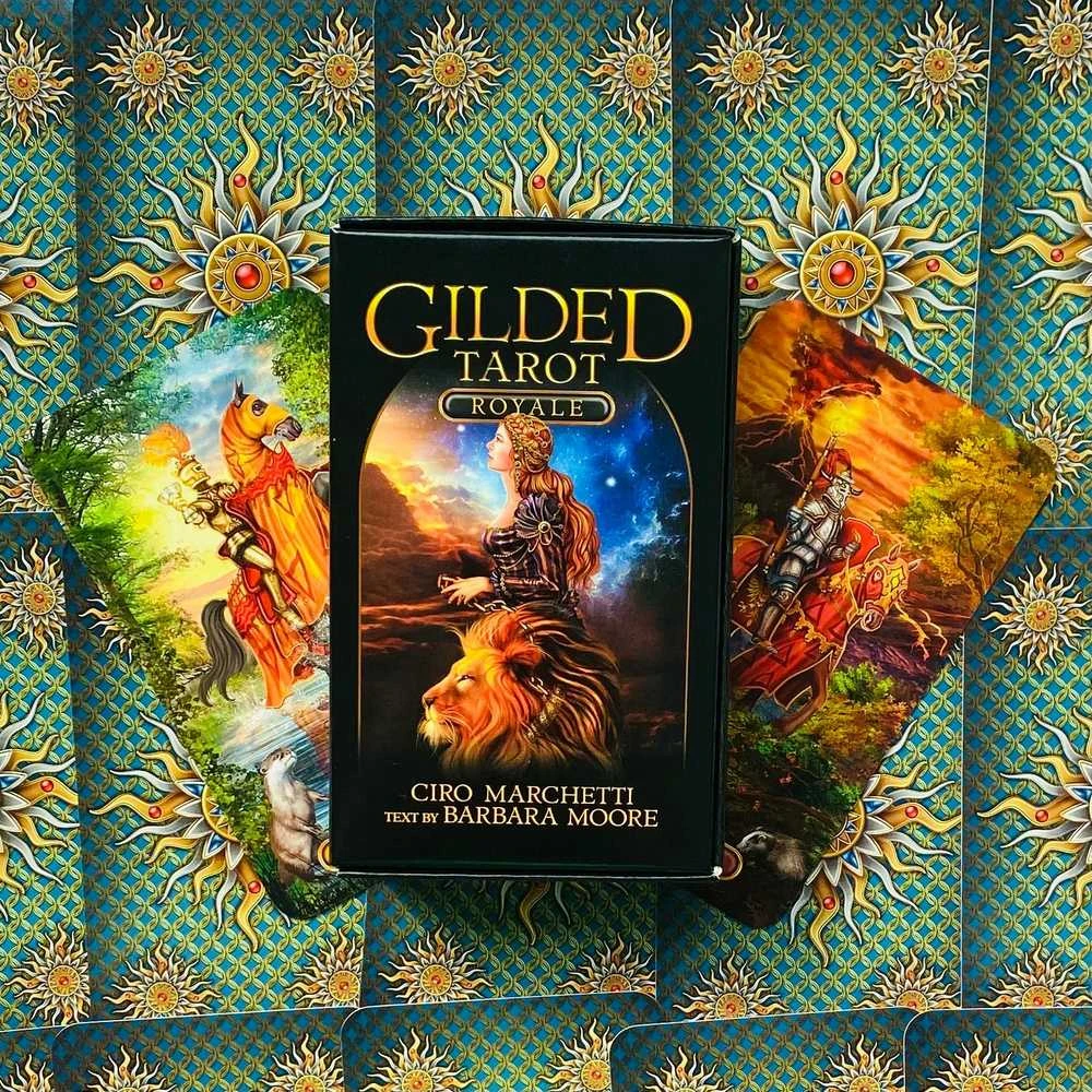 Llewellyn Gilded Tarot Royale Kortos