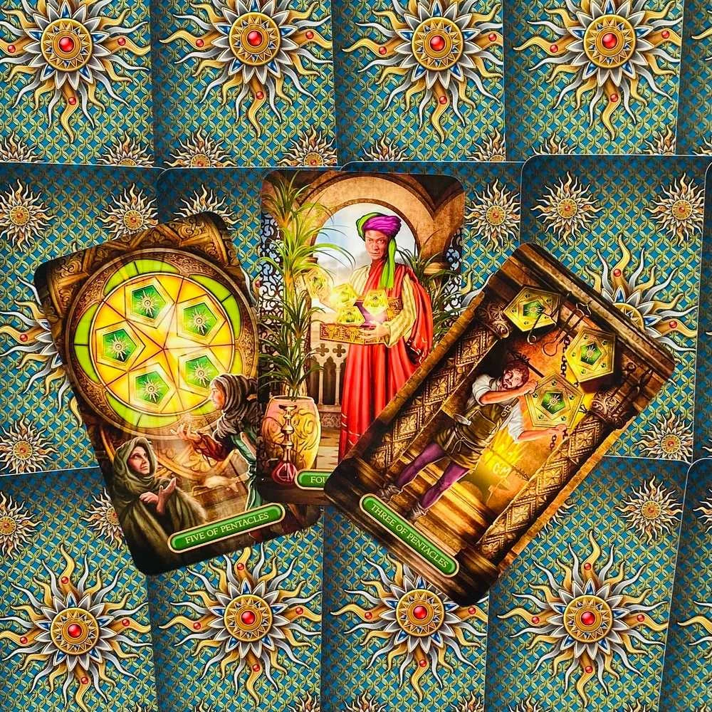 Llewellyn Gilded Tarot Royale Kortos Ir Knyga