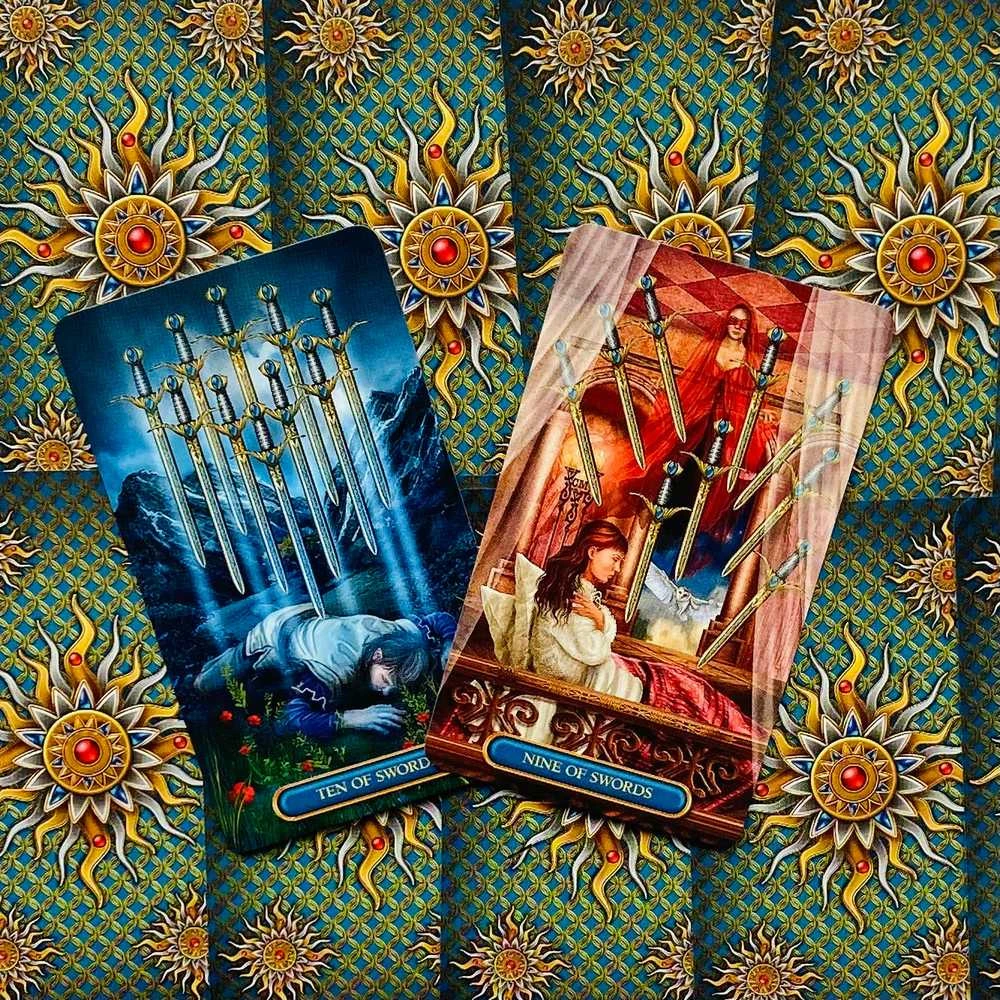 Llewellyn Gilded Tarot Royale Mini Kortos