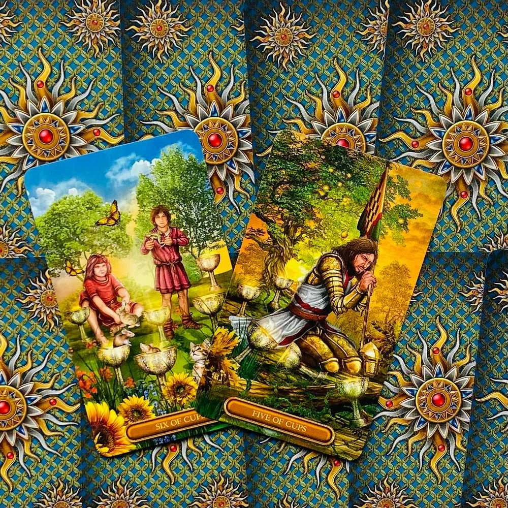Llewellyn Gilded Tarot Royale Mini Kortos