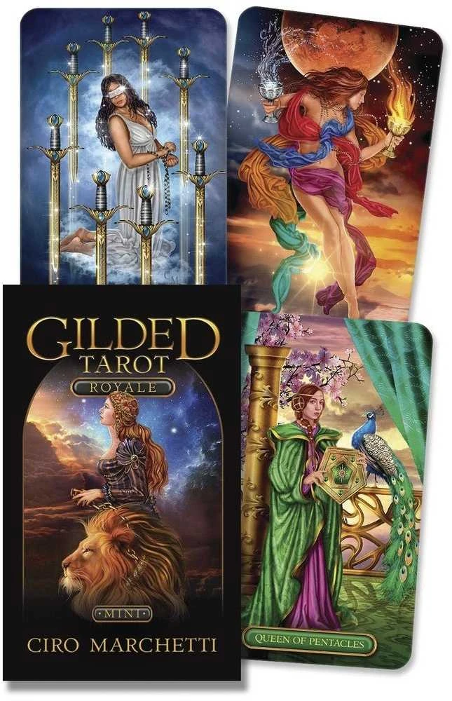 Llewellyn Gilded Tarot Royale Mini Kortos