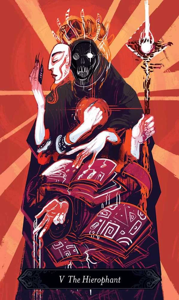Llewellyn Lubanko mitinės tarot kortos su spalvotu vadovu (anglų k.)
