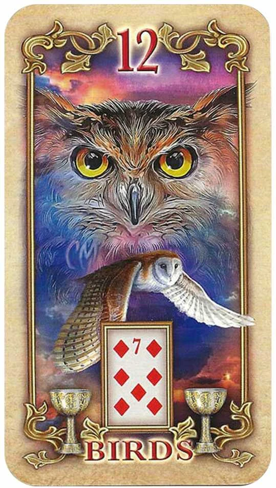 Llewellyn Lustrous Lenormand Oracle Kortos