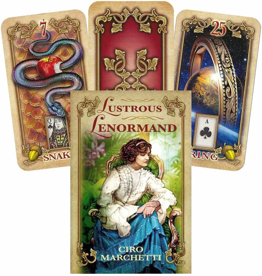 Llewellyn Lustrous Lenormand Oracle Kortos