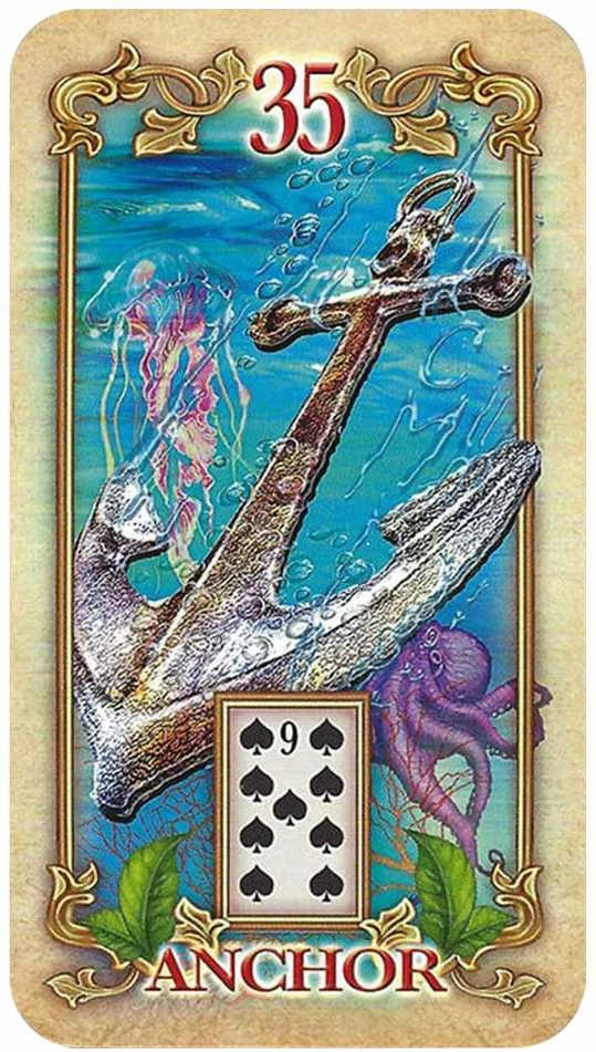 Llewellyn Lustrous Lenormand Oracle Kortos