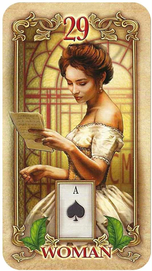 Llewellyn Lustrous Lenormand Oracle Kortos