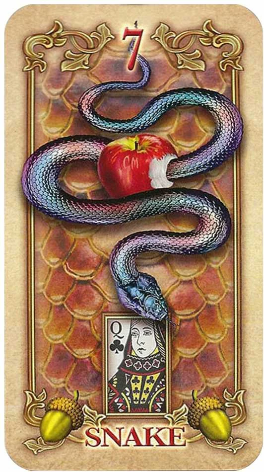 Llewellyn Lustrous Lenormand Oracle Kortos