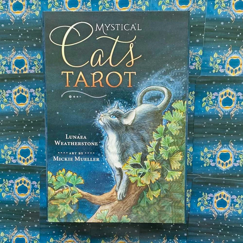 KNYGA Llewellyn Mystical Cats Tarot Kortos