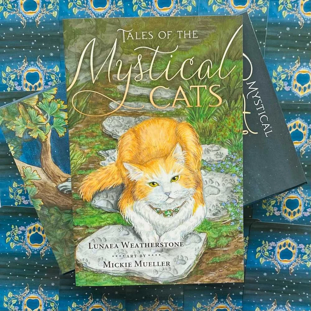 KNYGA Llewellyn Mystical Cats Tarot Kortos