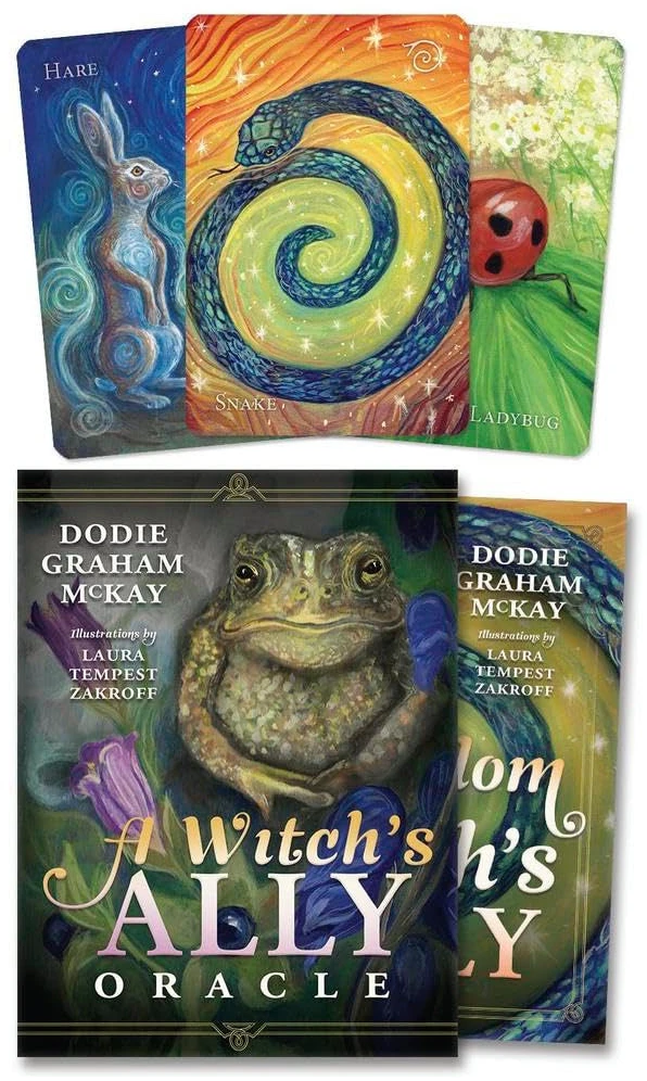 Oracle kortų rinkinys - Llewellyn A Witch's Ally 48 Gyvūnų Dvasios Kortos Marga