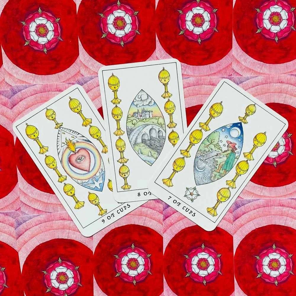 KNYGA Llewellyn Rose Tarot Kortos