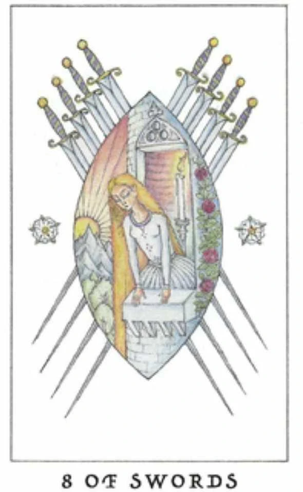 KNYGA Llewellyn Rose Tarot Kortos