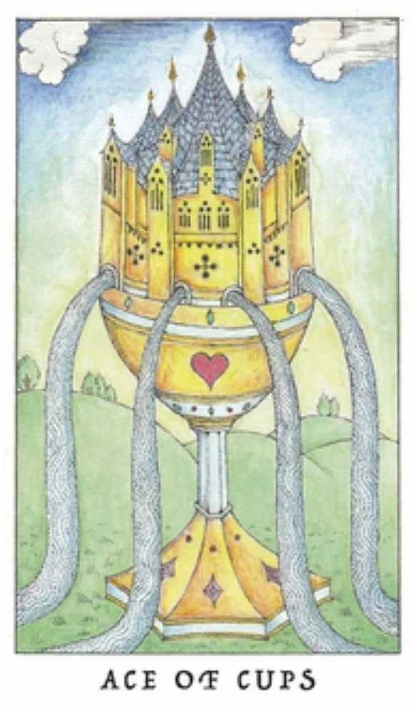 KNYGA Llewellyn Rose Tarot Kortos